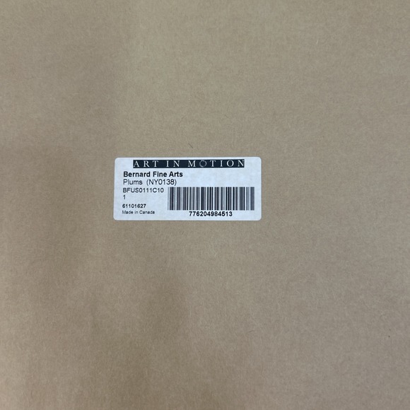 Vintage Nancy Wiseman Plums Fruit Wall Art Picture Framed 10x12 - Picture 7 of 9